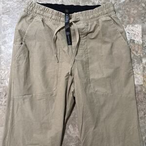 Lululemon Joggers Mens Small Khaki Tan Sand ABC Jogger 29” Pull On M5ADLS